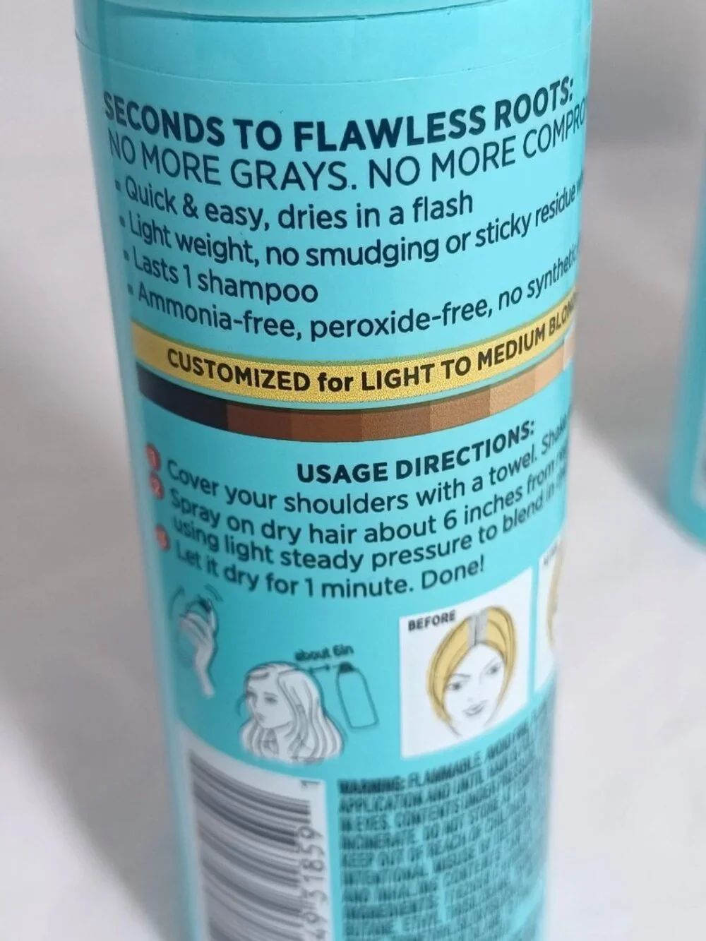 3 New L'Oreal Paris Magic Root Gray Cover Light to Medium Blonde - 2oz Each Can